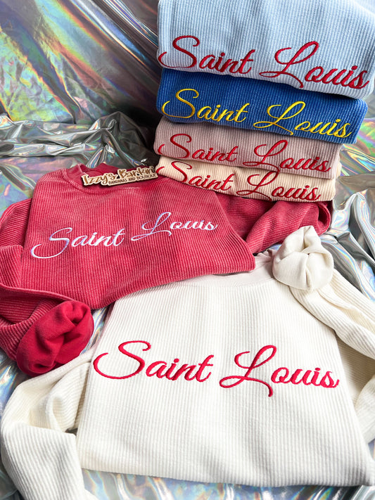 Saint Louis Corded Crewneck