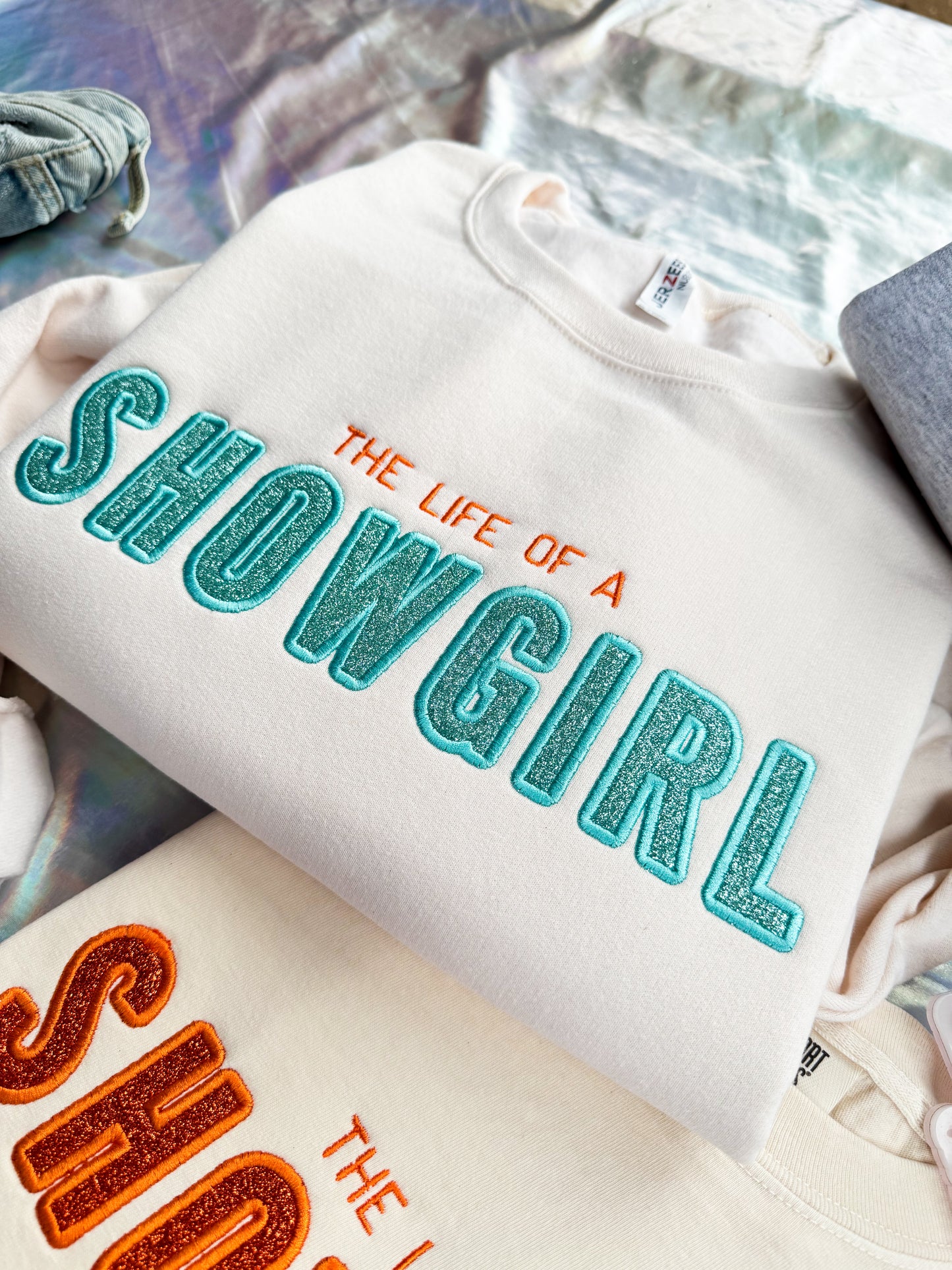 Glitter SHOWGIRL Tee/Crewneck
