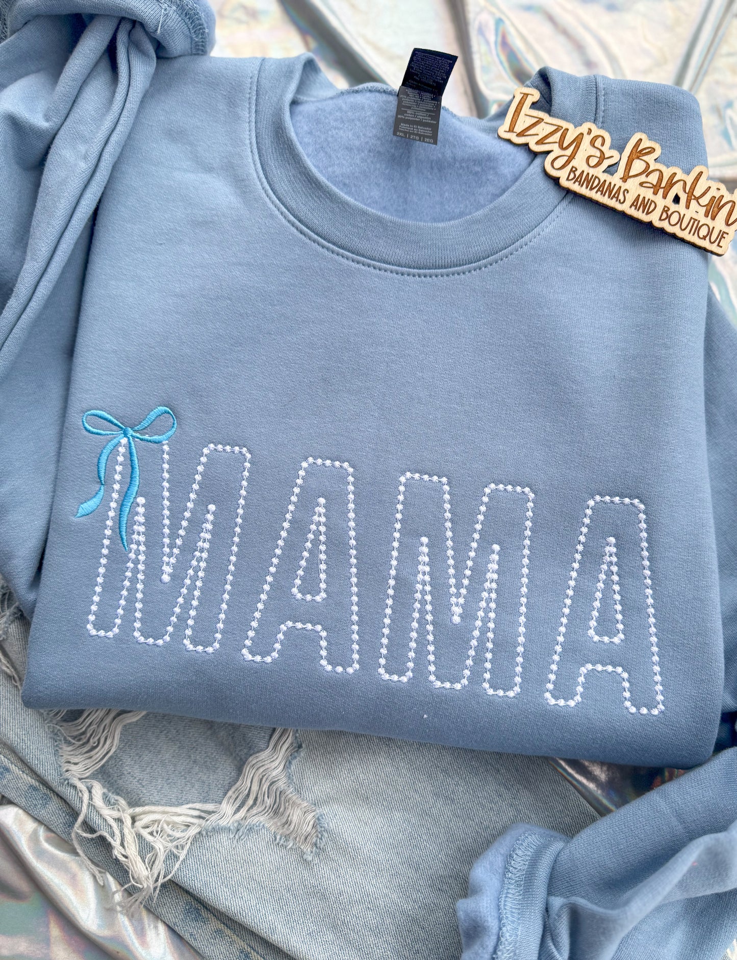 MAMA Bow Crewneck (customizable)