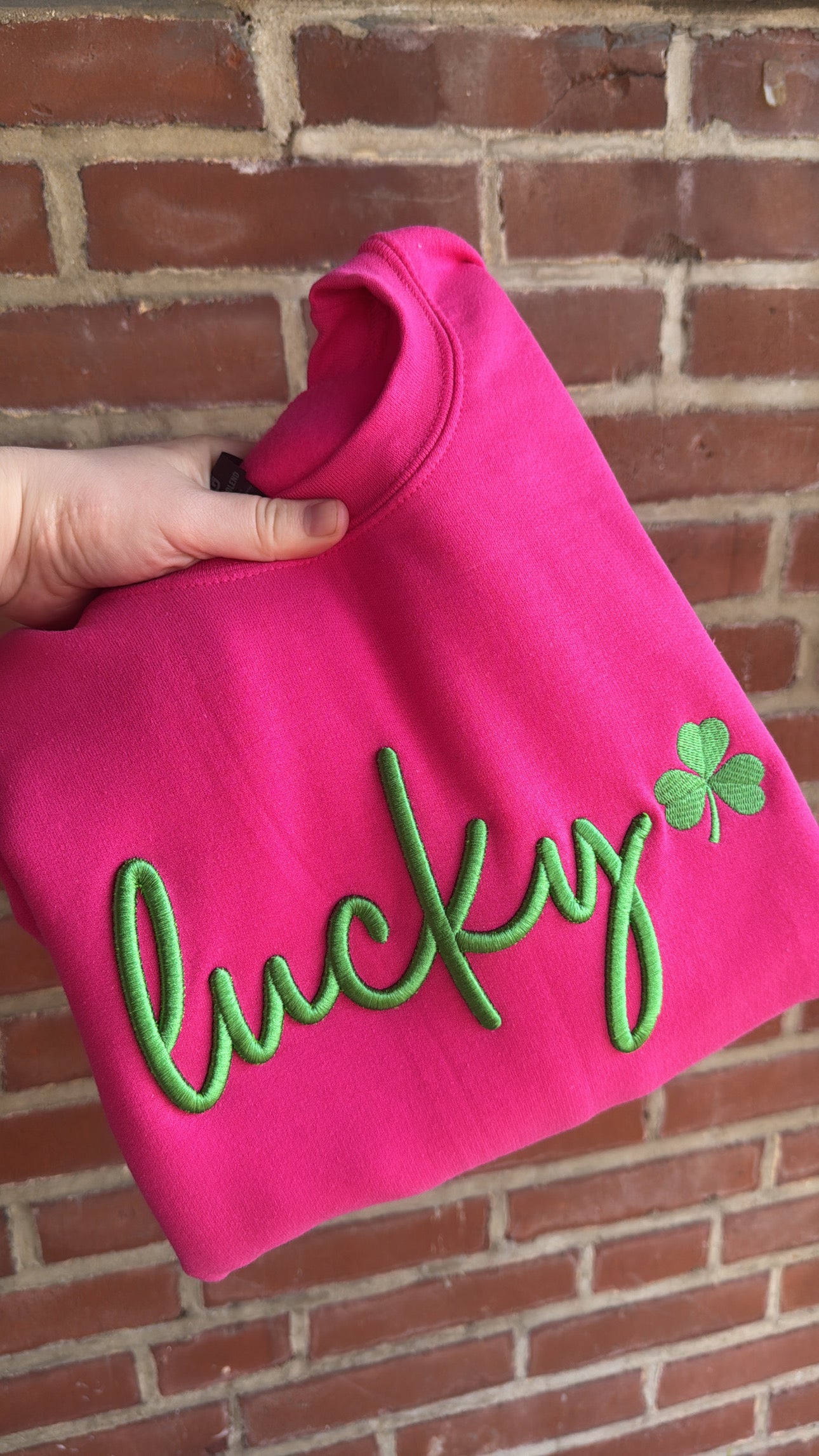 3D Puff Lucky Crewneck