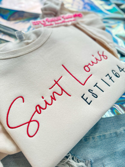Saint Louis EST 1764 Tee/Crewneck