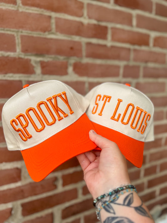 Two tone Orange Hat