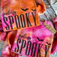 Pink/Orange Feeling SPOOKY Tie Dye Crewneck
