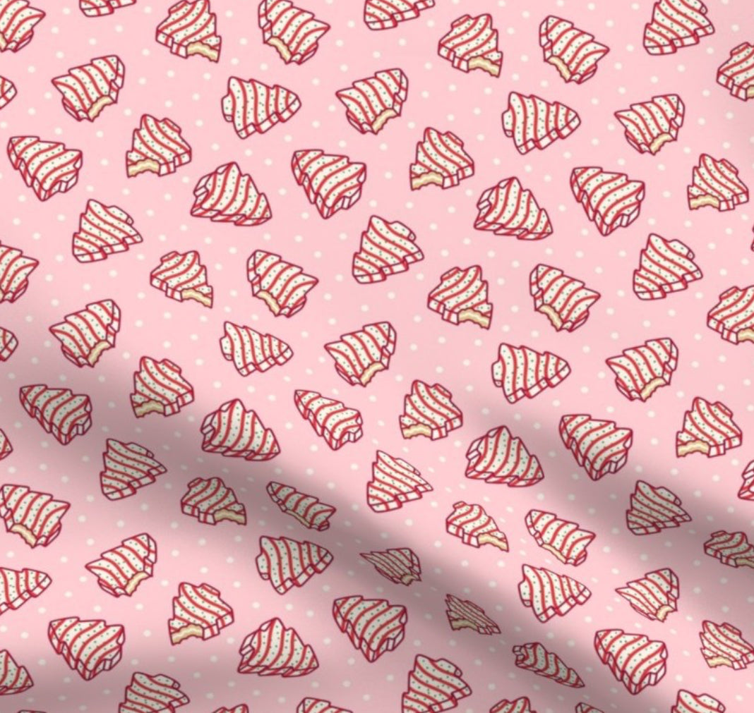 Pink Christmas Cake Bandana