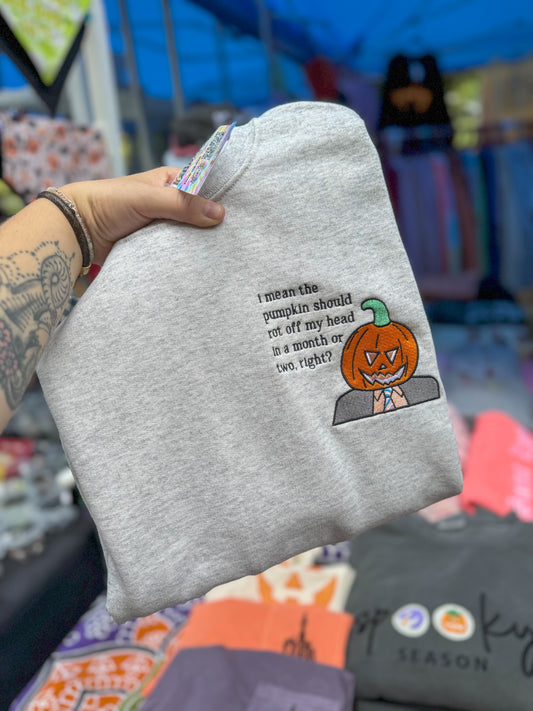 Pumpkin Head Crewneck