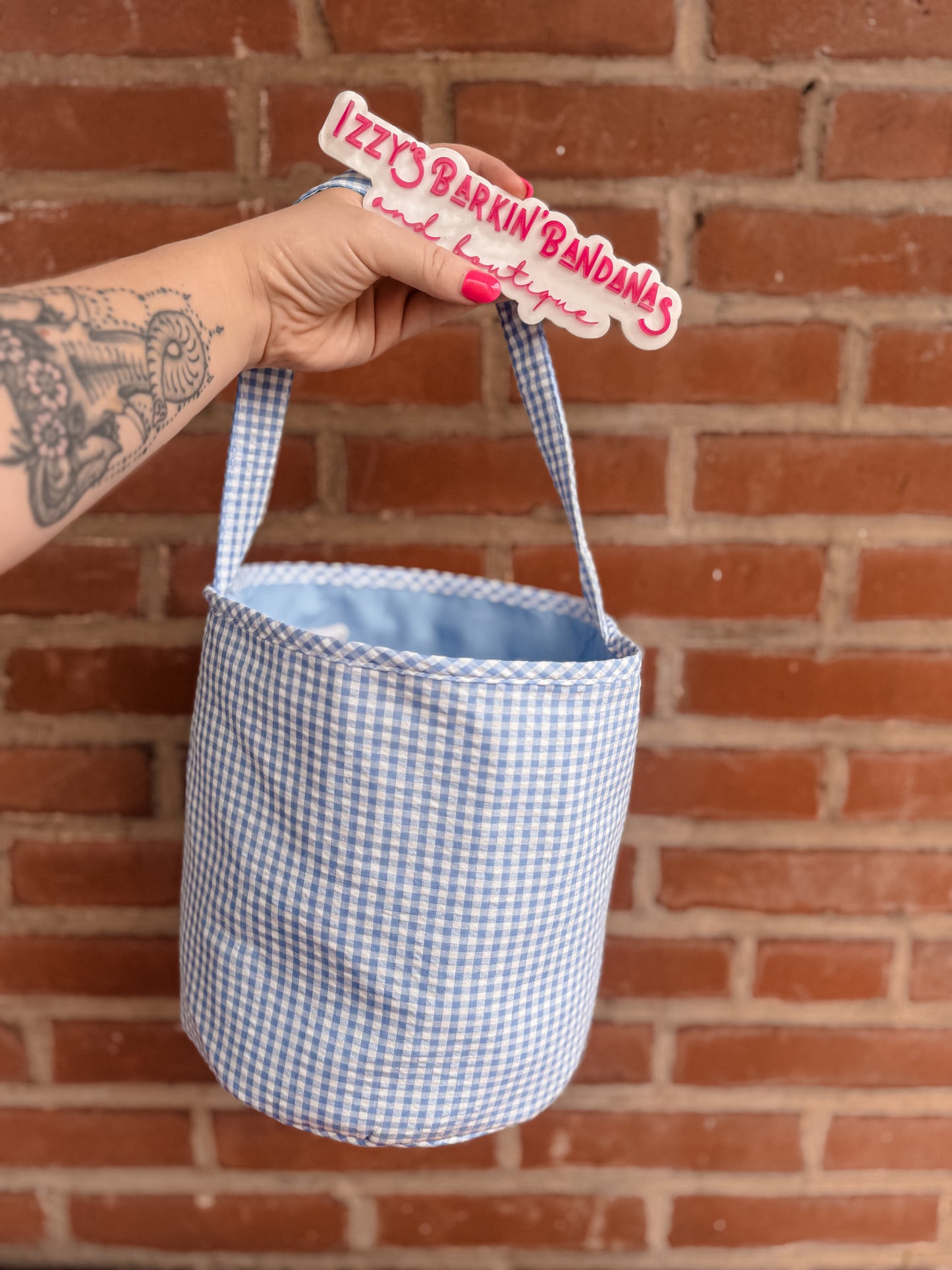 Embroidered Easter Basket