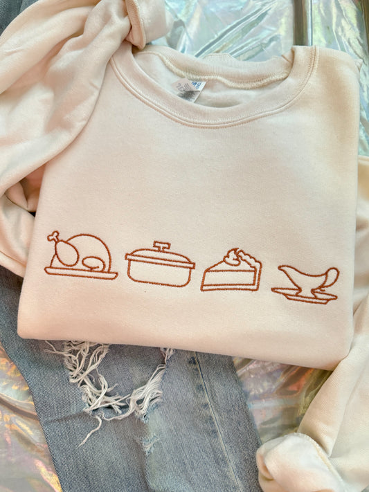 Thanksgiving Sketch Crewneck