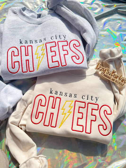 KC Lightning Bolt Crewneck