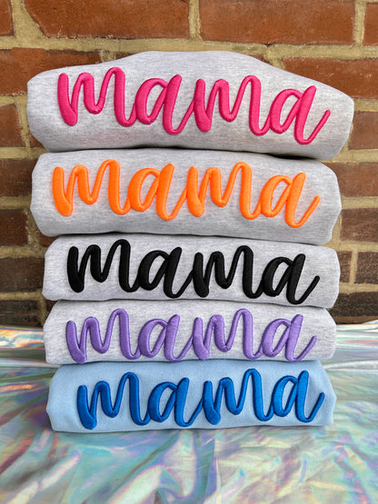 Mama 3D Puff Crewneck