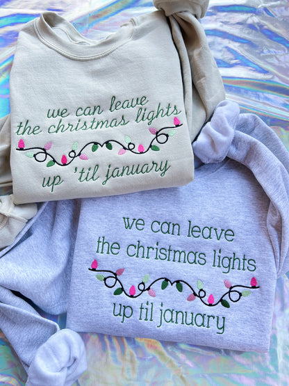 Christmas Lights Crewneck