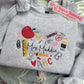 Teacher Icons Heart Crewneck