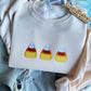 Glitter Candy Corn Crewneck