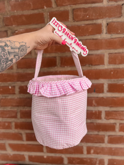 Embroidered Easter Basket