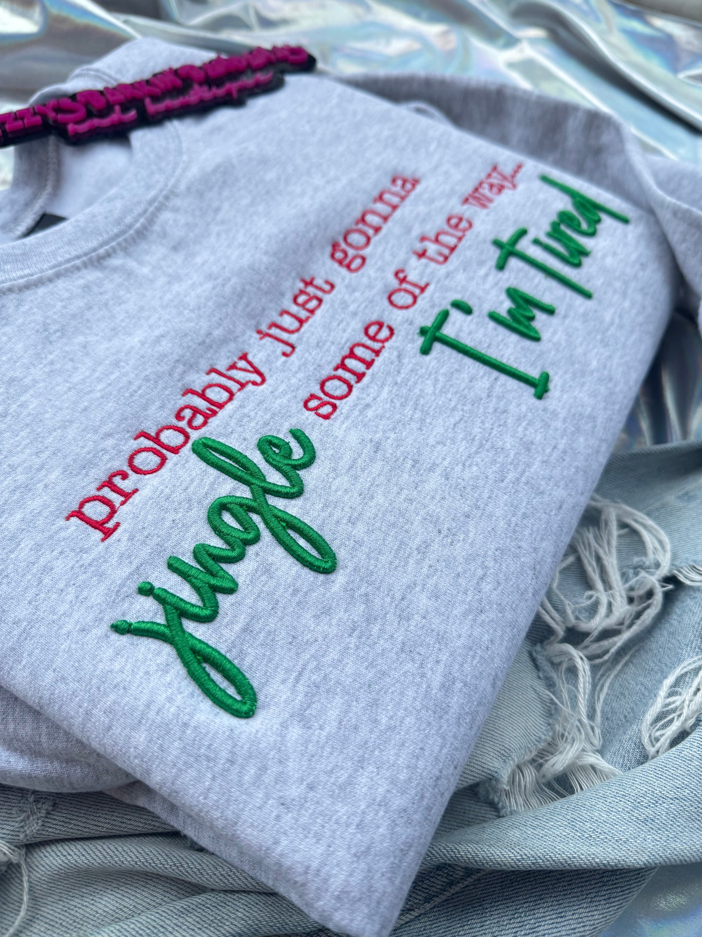 Jingle some of the way Crewneck