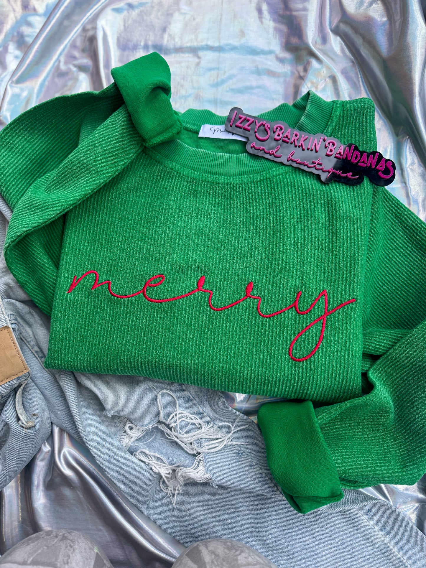 Merry Corded Crewneck
