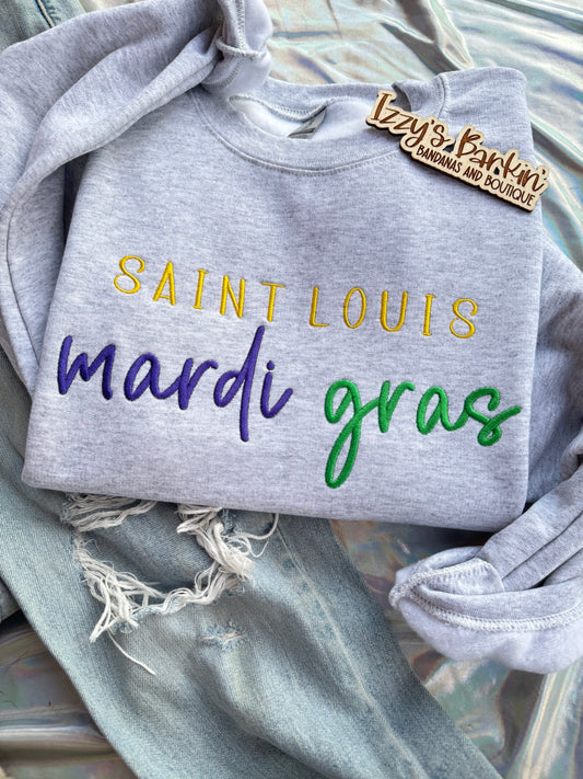 Saint Louis Mardi Gras Crewneck