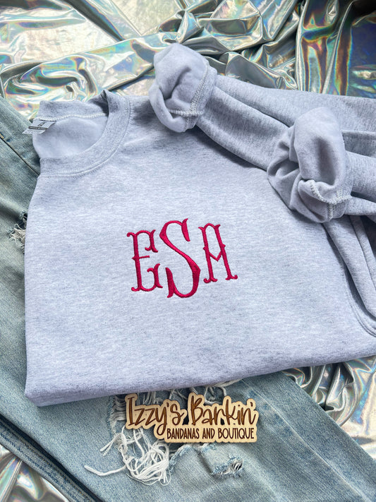 Monogram Crewneck