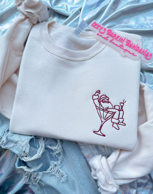 Santa Tini Time Crewneck