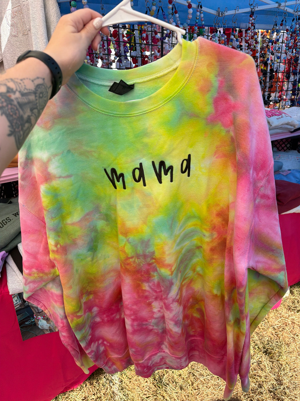 Tie dye MAMA Crewneck