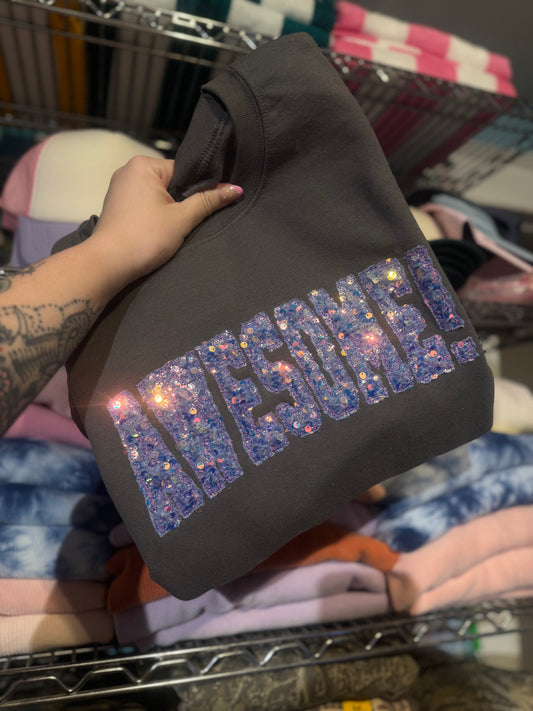 AWESOME! Sequin Sweatshirt