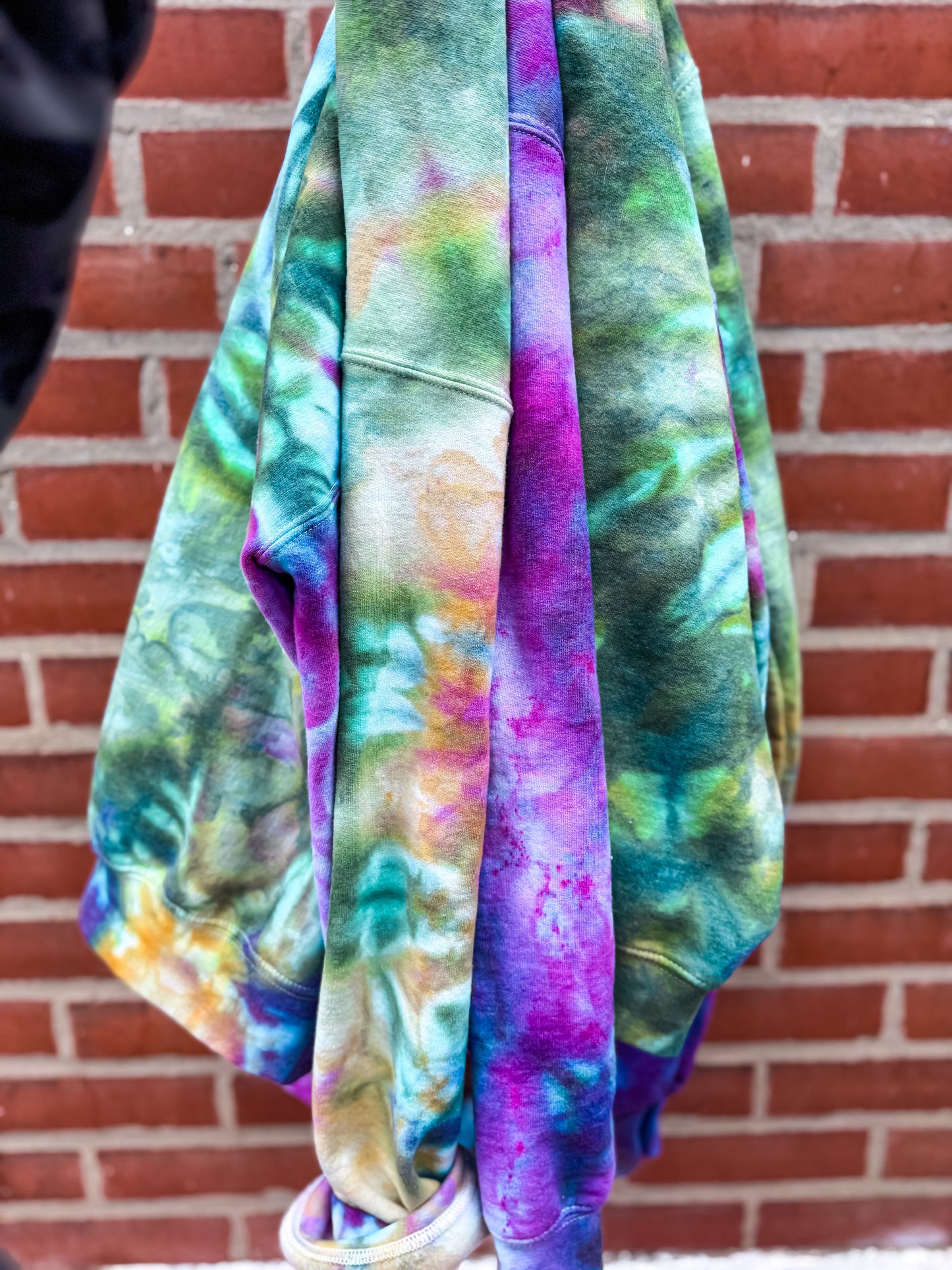 Tie Dye Saint Louis (customizable) Mardi Gras Crewneck