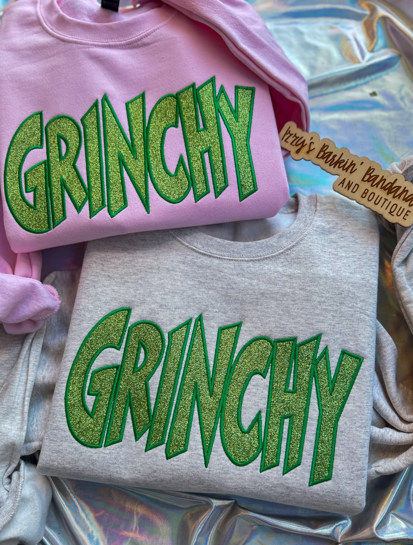 GR*NCHY Glitter Crewneck