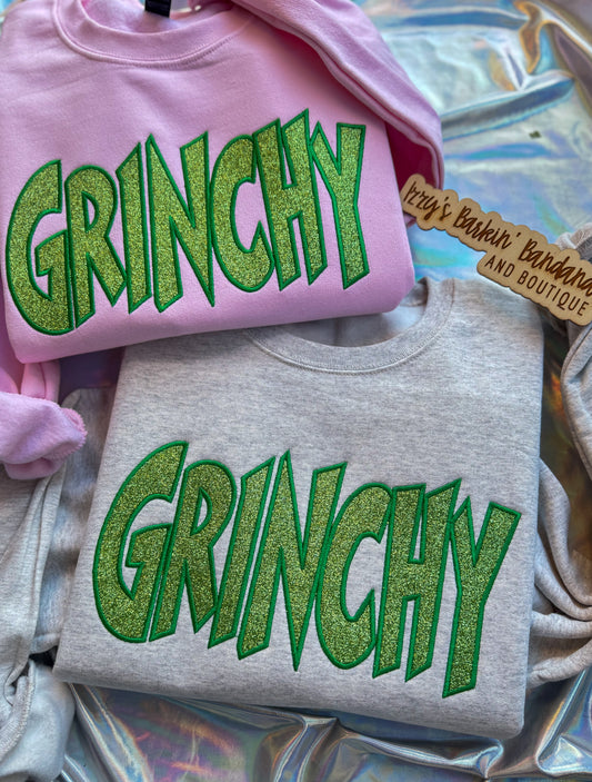 GR*NCHY Glitter Crewneck