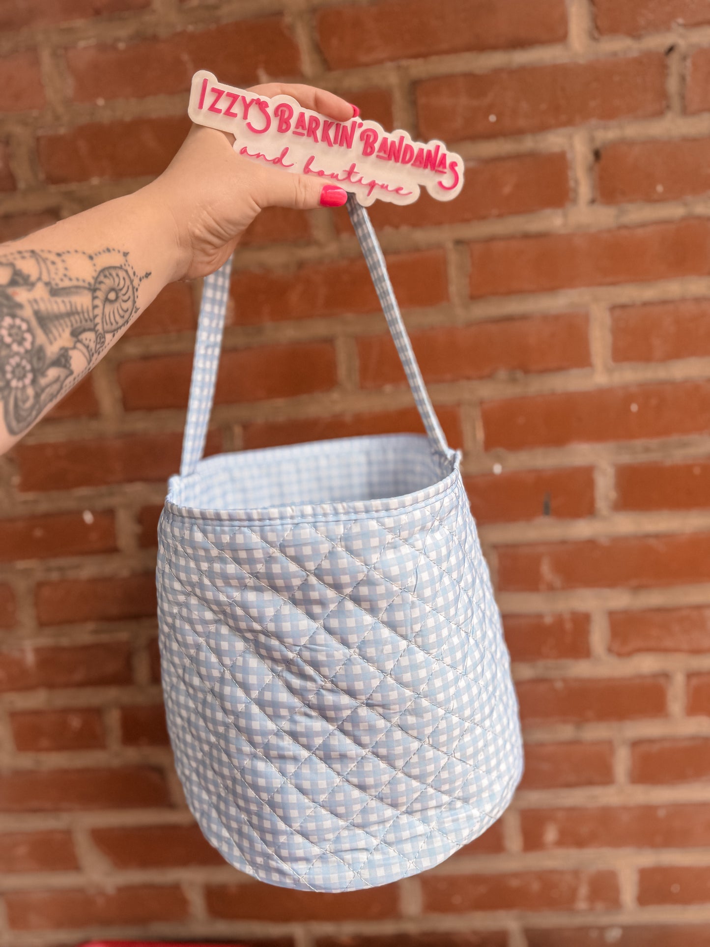 Embroidered Easter Basket