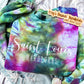 Tie Dye Saint Louis (customizable) Mardi Gras Crewneck