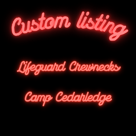Custom Listing: lifeguard sweatshirt