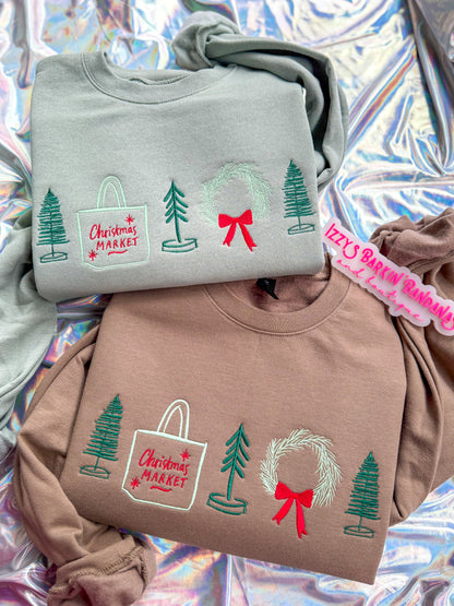 Christmas Market Crewneck