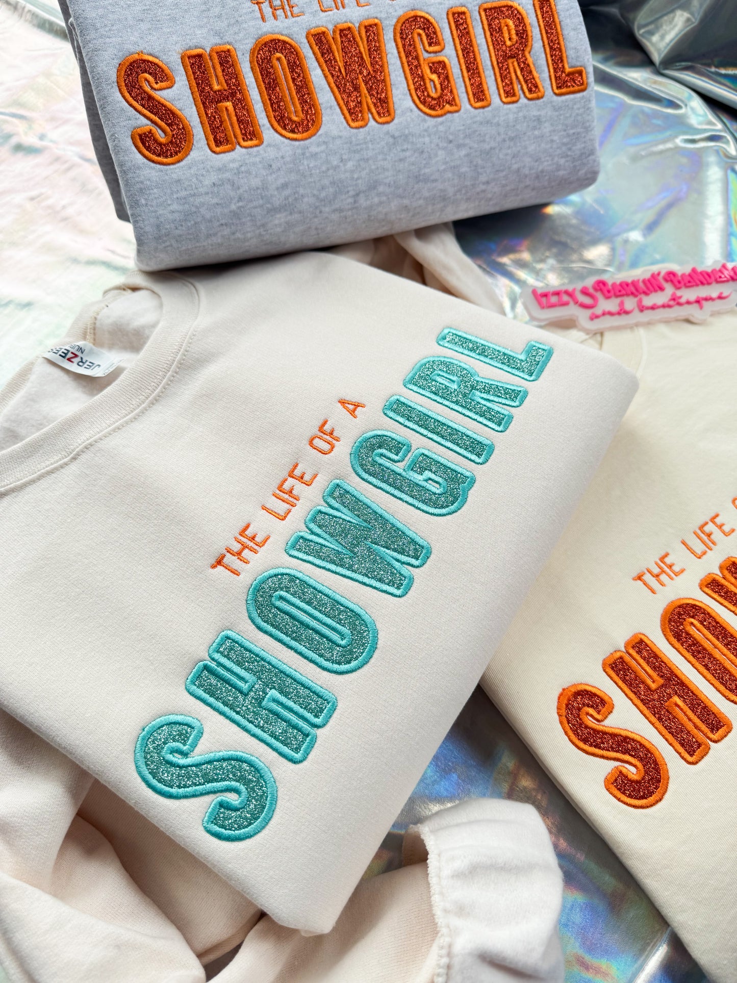 Glitter SHOWGIRL Tee/Crewneck