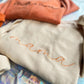 mama (customizable) Embroidered Corded Crewnecks (AVAILABLE FOR MOTHERS DAY)