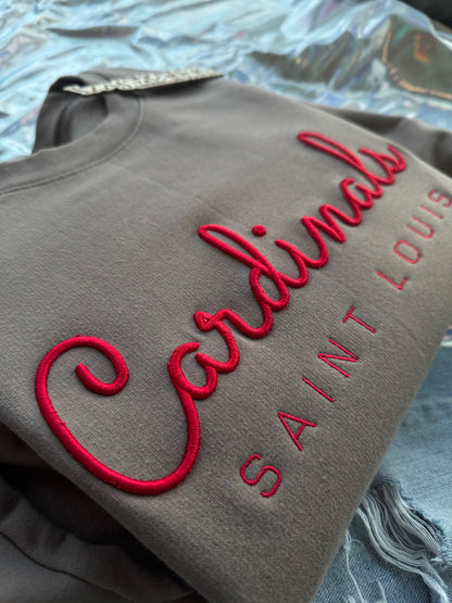 STL Baseball 3D Crewneck