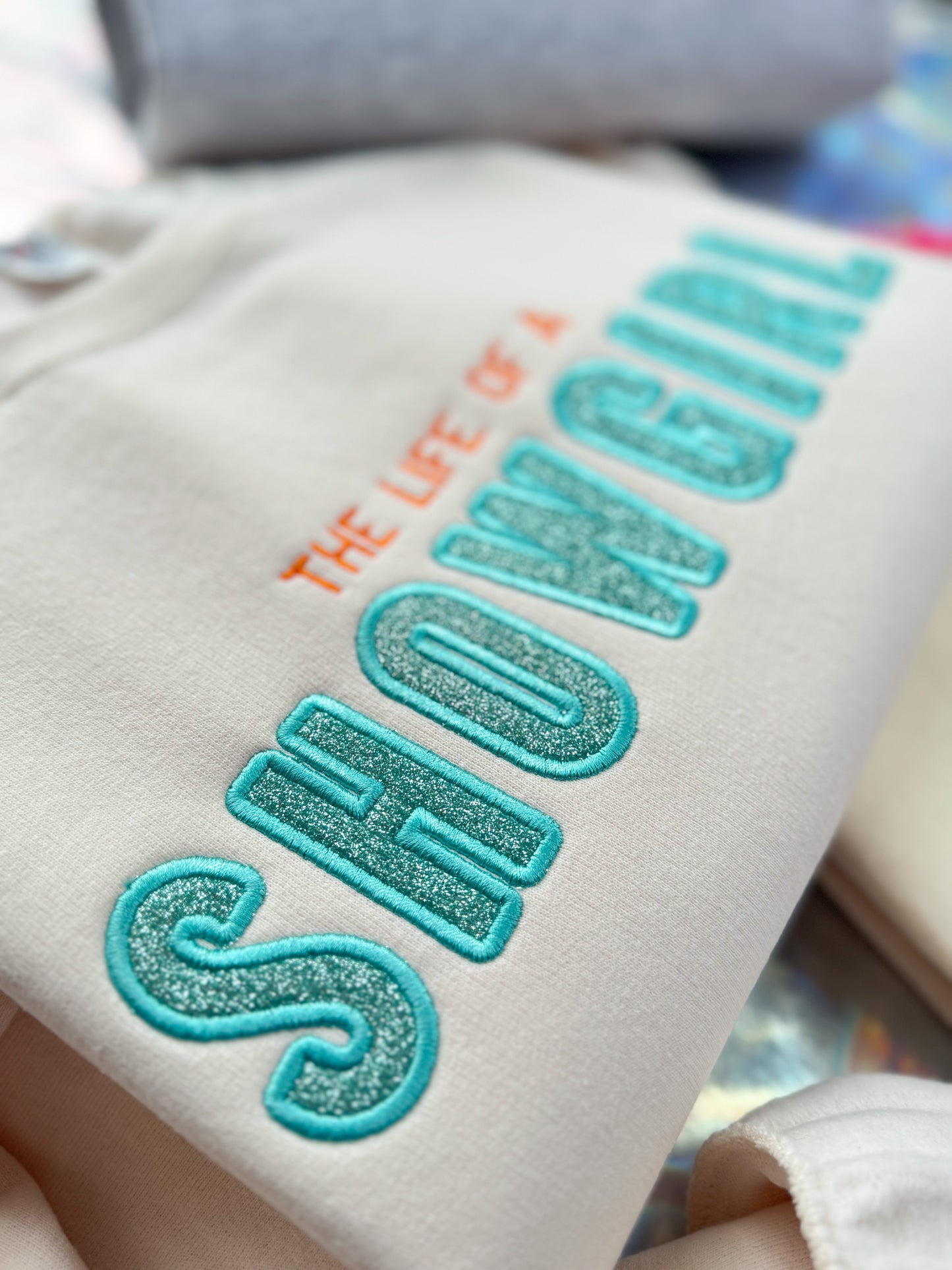 Glitter SHOWGIRL Tee/Crewneck