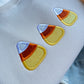 Glitter Candy Corn Crewneck