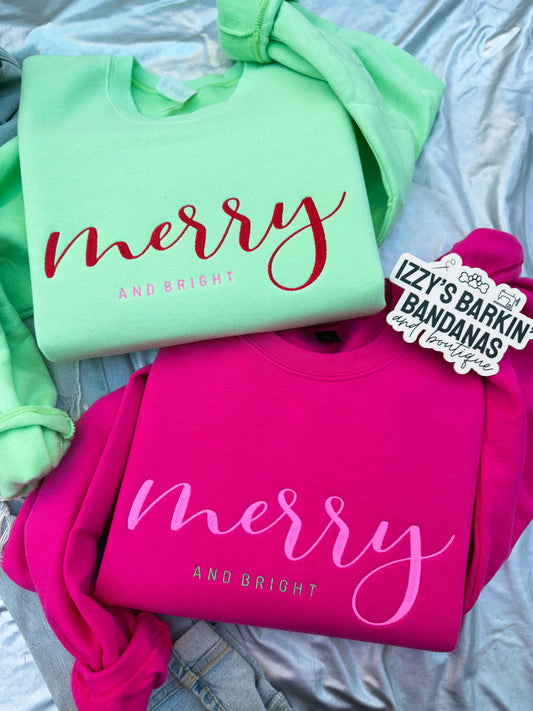 Merry and Bright Crewneck