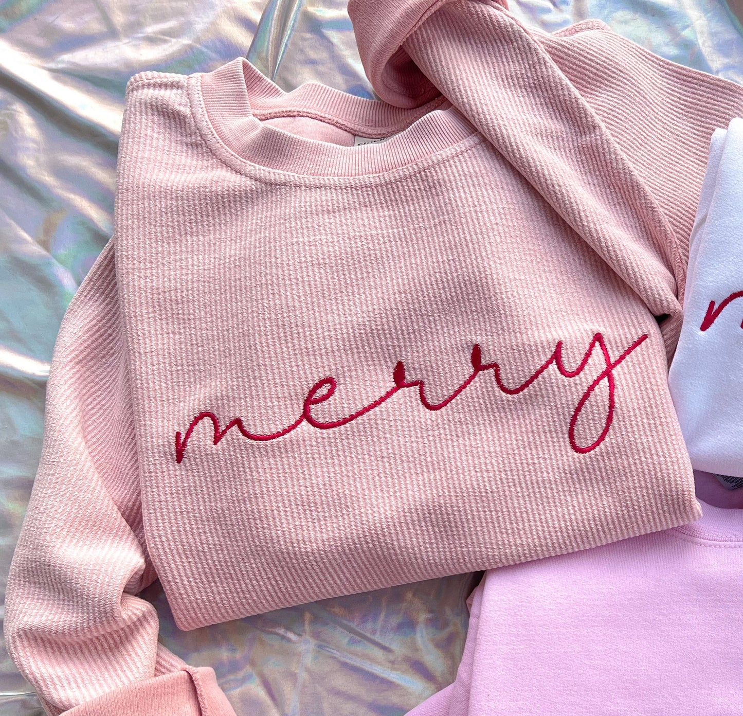 Merry Corded Crewneck