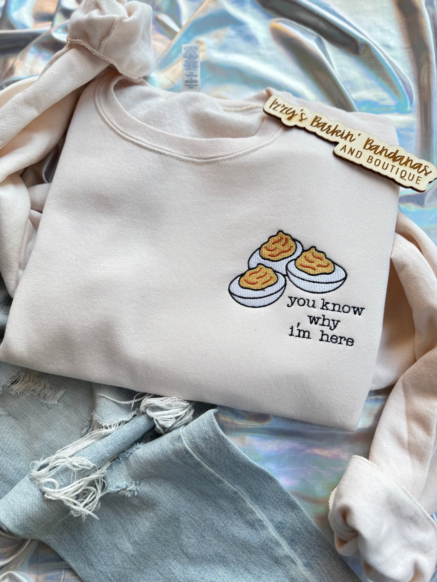 You know why I’m here Crewneck