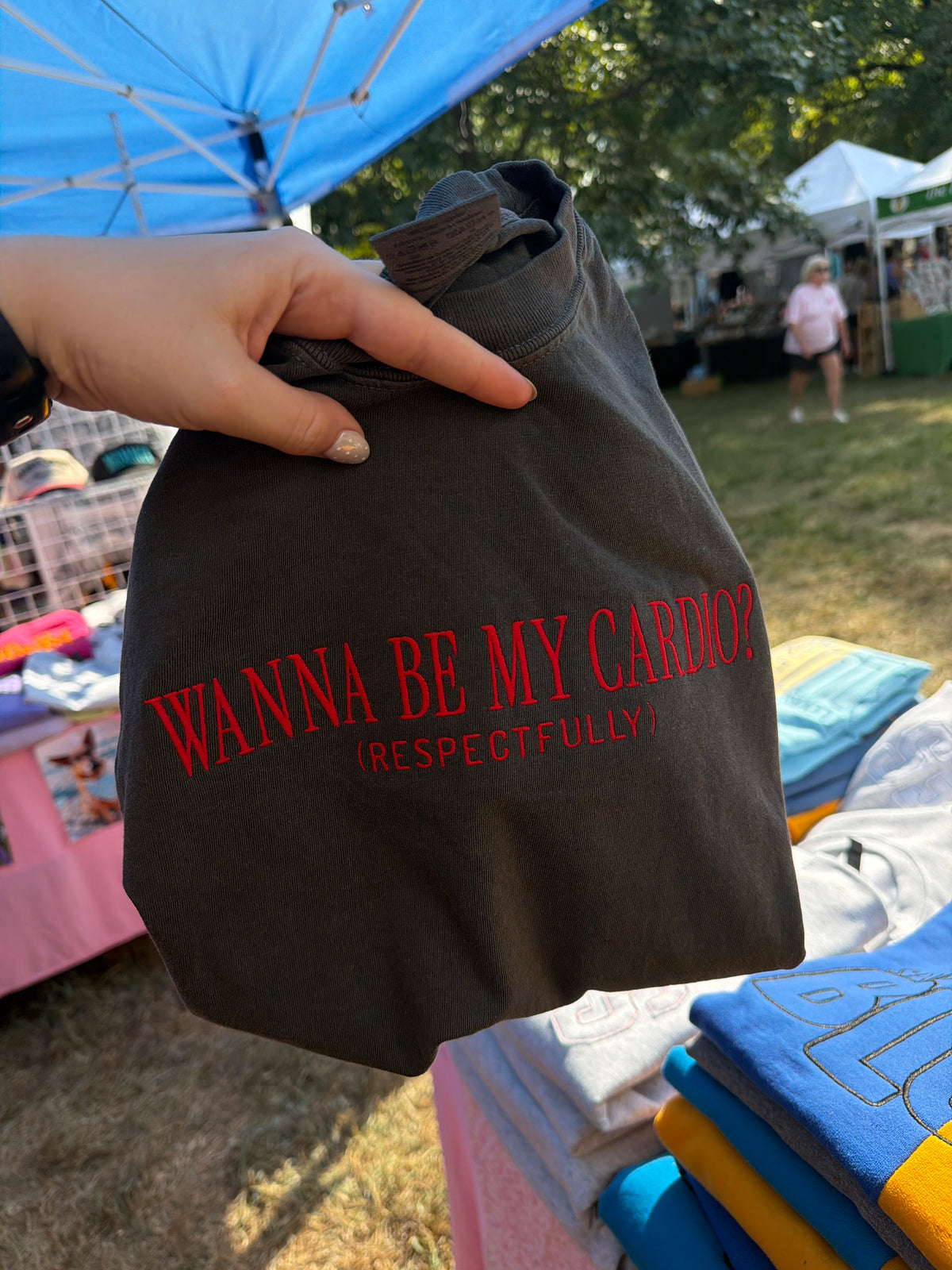 Wanna be my cardio? Tee