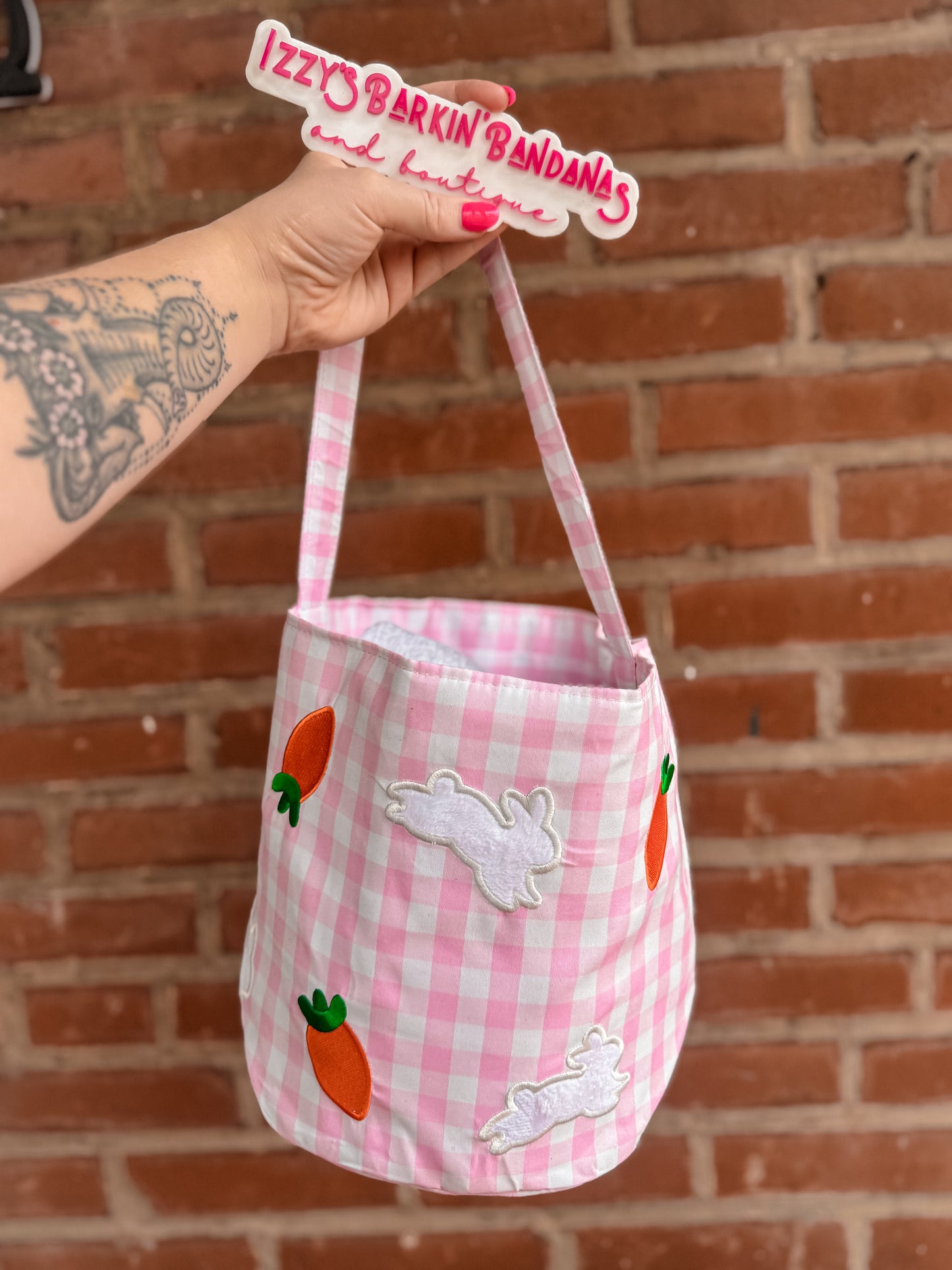 Embroidered Easter Basket