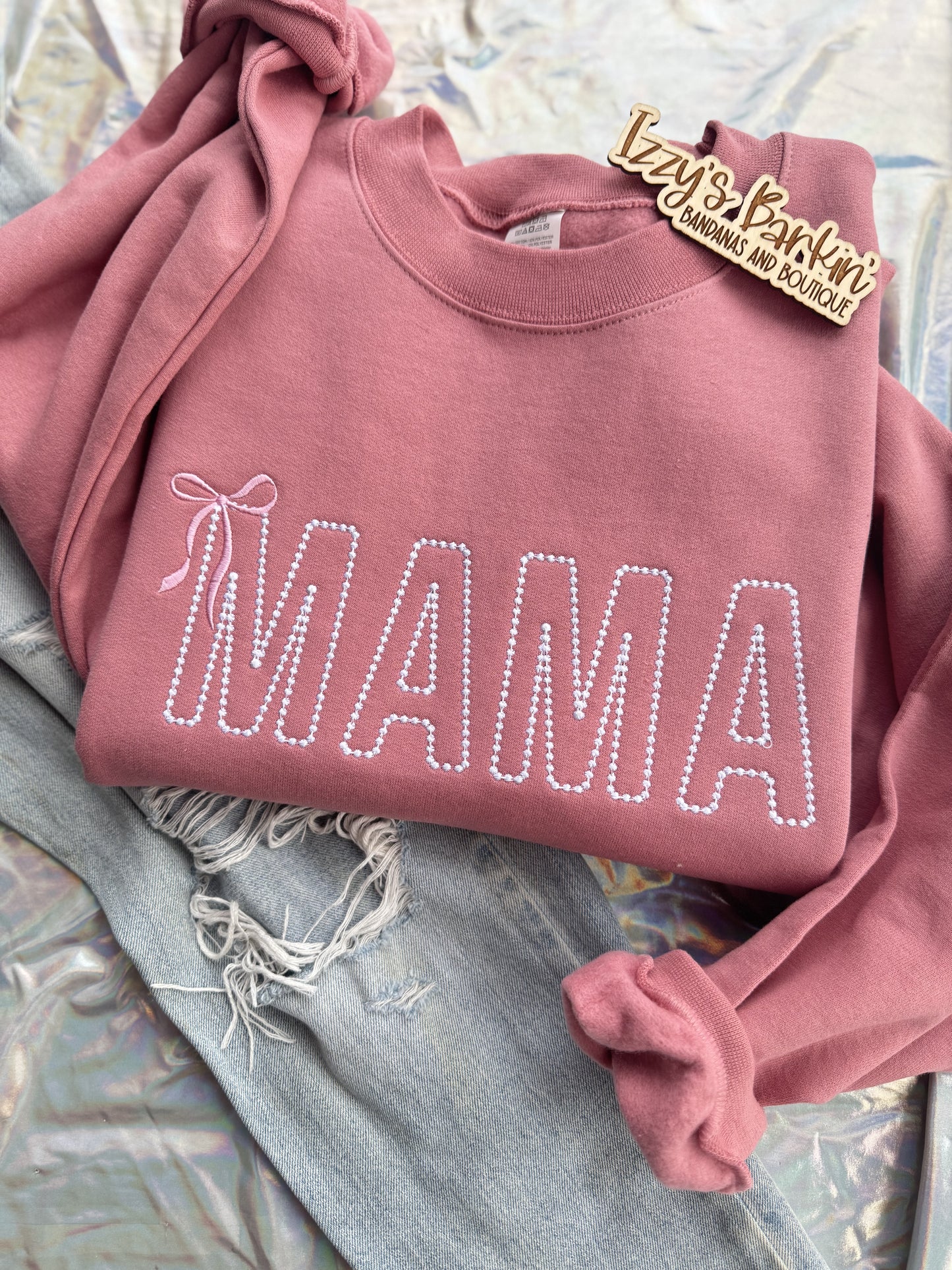 MAMA Bow Crewneck (customizable)