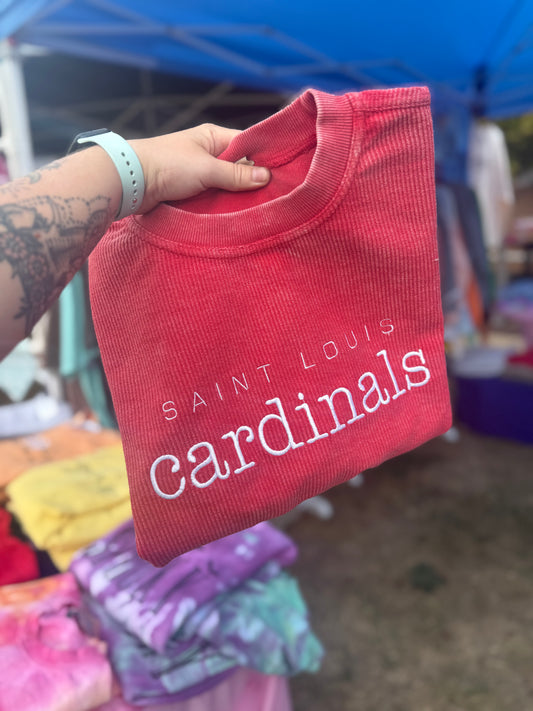 STL Baseball Corded Crewneck