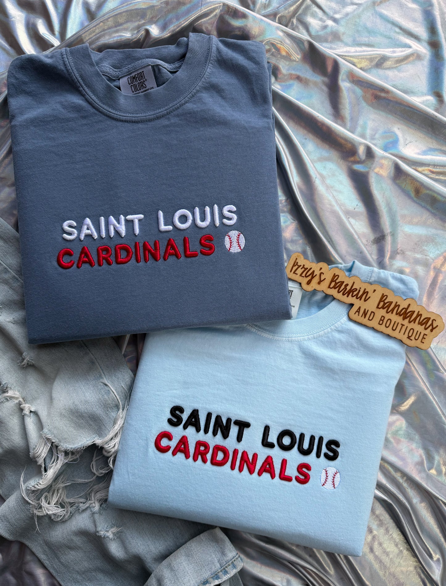 Saint Louis Baseball 3D Embroidered Tee