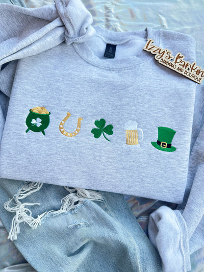 Mini St. Patricks Day Icons Crewneck