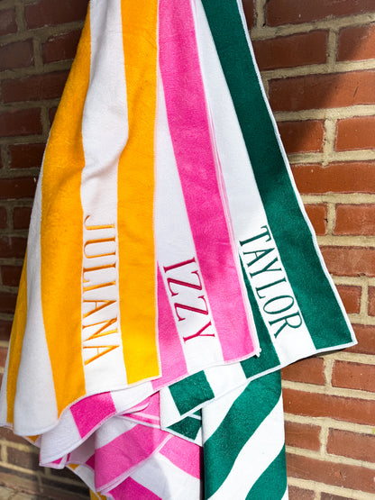 Striped Beach Towel