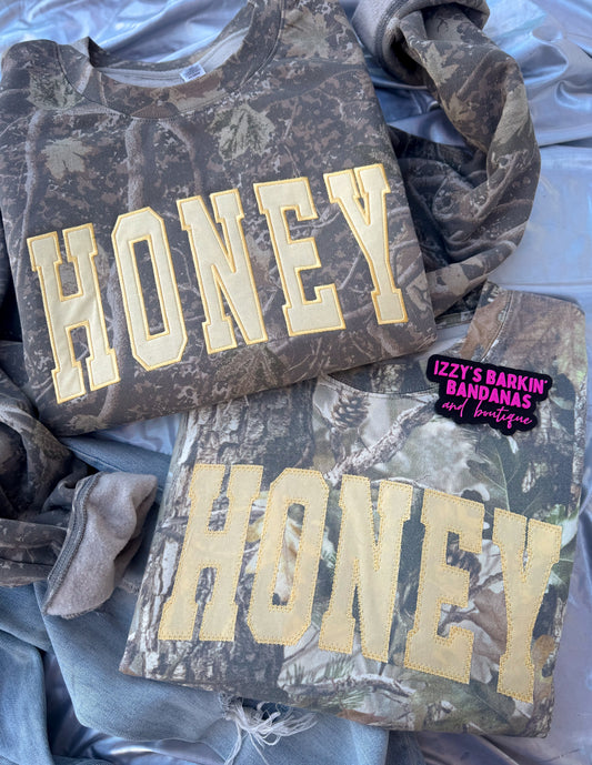 HONEY Applique Tee/Crewneck