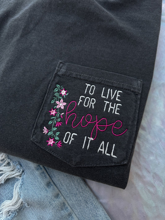 For the Hope of it All Pocket Tee