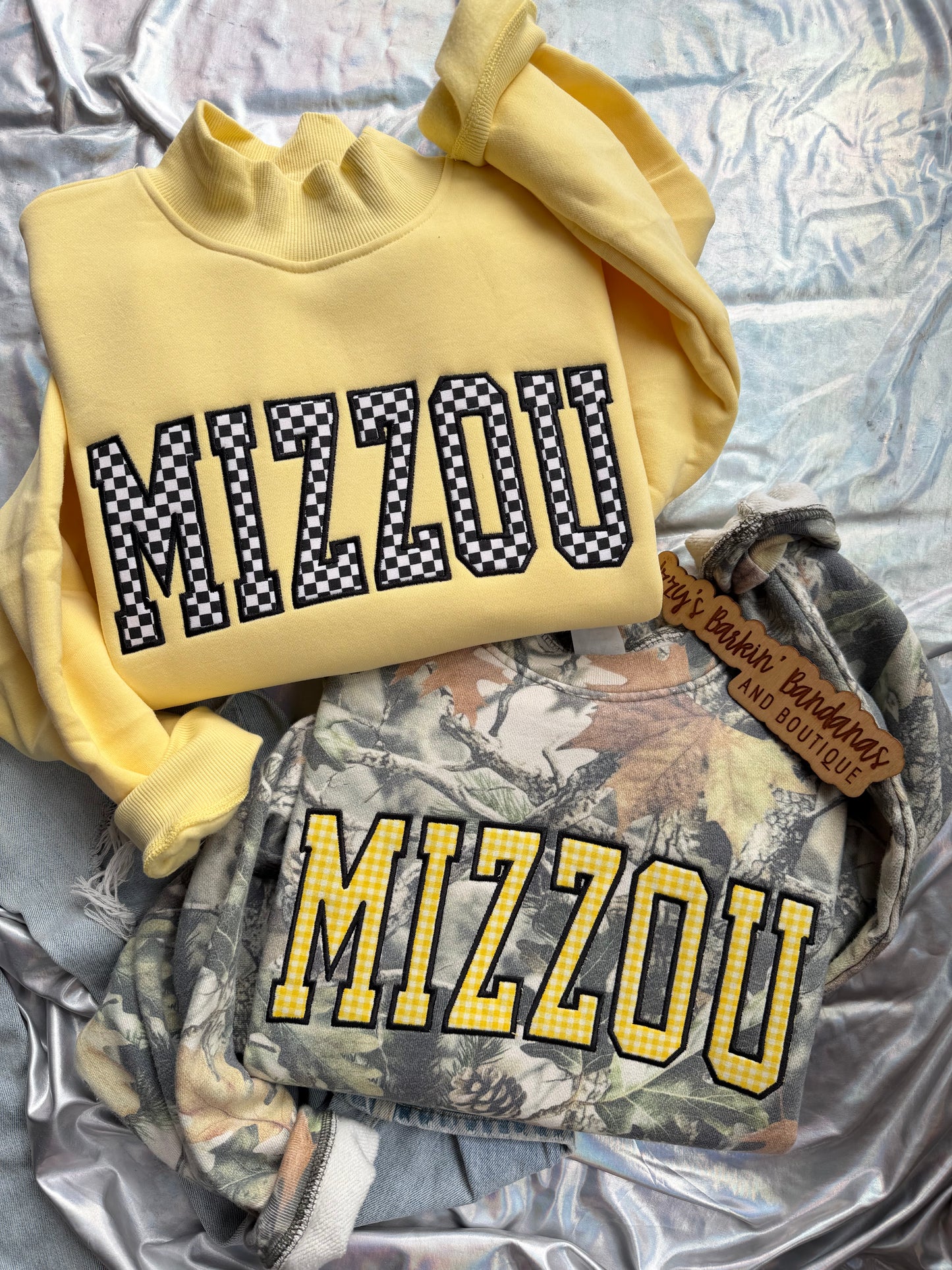 MIZ Tigers Camo Crewneck/Mockneck Sweatshirt