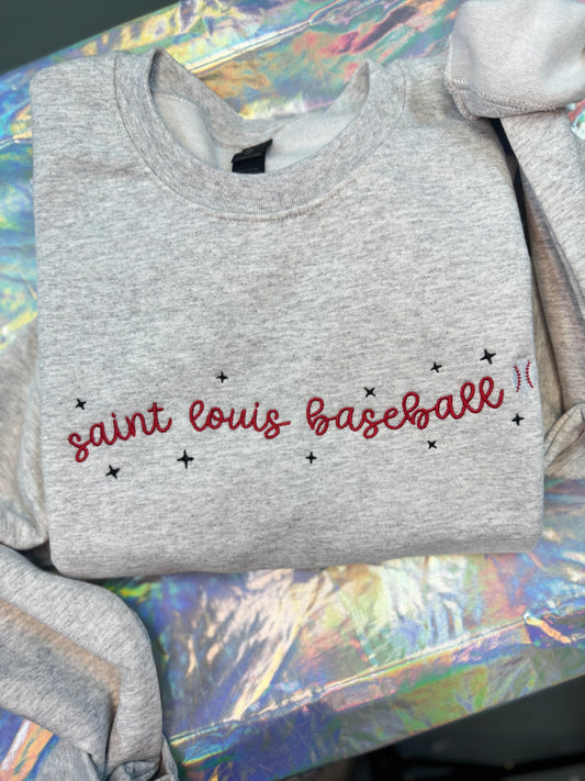 Saint Louis Baseball Crewneck